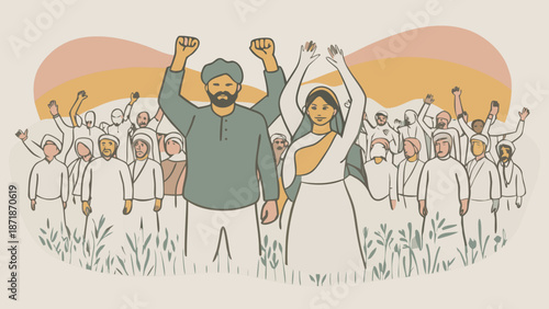 Fulviy and vector acrgraphund sare and feaes madeed and ansh Vector