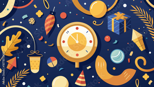 Illustrated portrait of a divine figure with radiant aura Vector