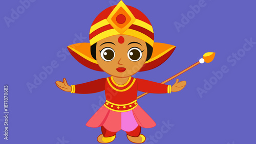 Illuminated divine figure with radiant aura Vector