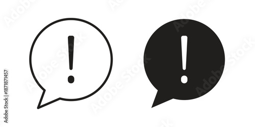 Info icons line and solid version, outline and filled vector design set