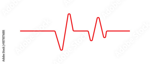 heart beat icon, life line icon, heartbeat diagram icon, heart beat on ecg icon,