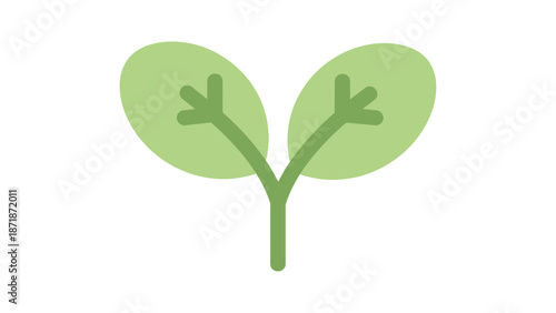 Green tree vector illustration featuring a natural eco leaf design for a modern ecology symbol and spring growth icon