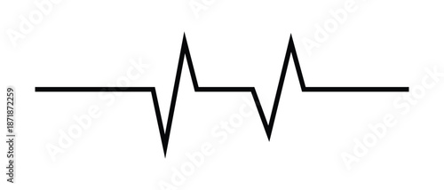 heart beat icon, life line icon, heartbeat diagram icon, heart beat on ecg icon,