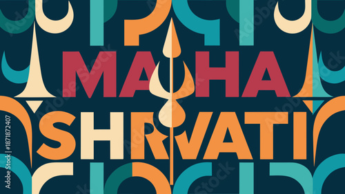 Celebrating maha shivaratri with vibrant devotion Vector