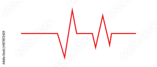 heart beat icon, life line icon, heartbeat diagram icon, heart beat on ecg icon,