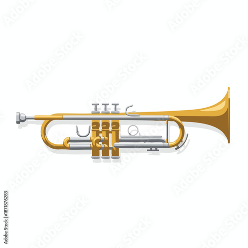 Golden Trumpet Illustration
