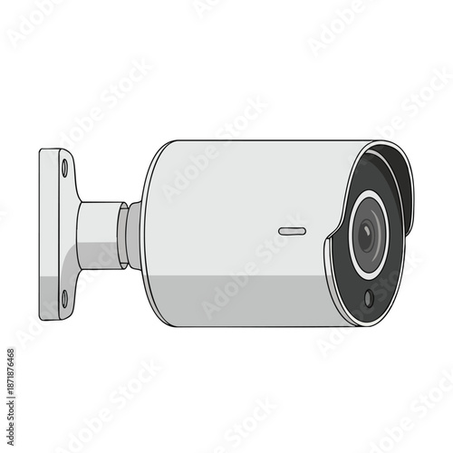 Security Camera Illustration