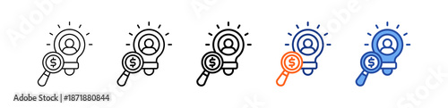 Customer Insights Different Set Vector Icon