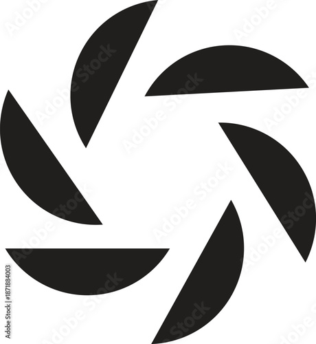 Camera lens diaphragm row with aperture value numbers