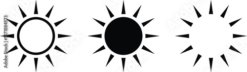 Vintage sunburst collection. Bursting sun rays. Fireworks. Logotype or lettering design element. Radial sunset beams.