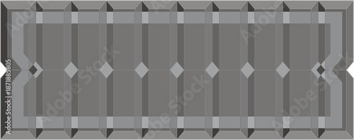 직사각 문양 패턴