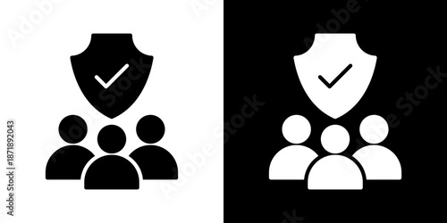 Public Safety Icon Sheet Black And White