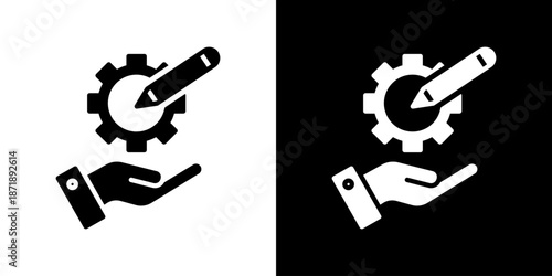 Practice Icon Sheet Black And White