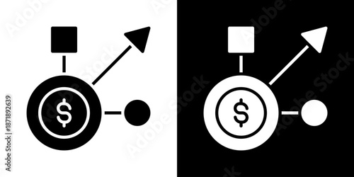 Diversify Icon Sheet Black And White