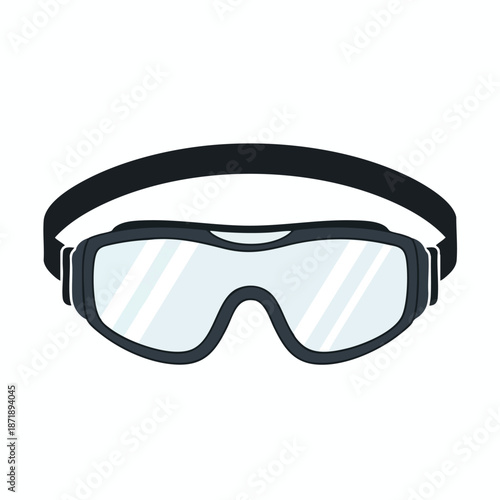 Diving Mask Illustration