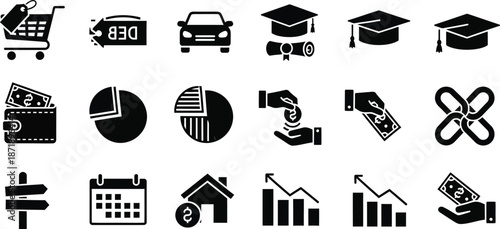 Entrepreneur Growth Plan banner web icon vector illustration concept for business with icon of Entrepreneur, Startup, Profit, Revenue, Marketing, Expansion.