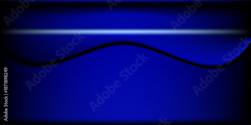 Blue and Black gradient background. Dark blue studio room background. Clean design for displaying product. Space for selling products on the website. Vector illustration.