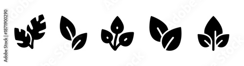 Collection of black cactus icons with white interior arrow patterns arranged in a grid on a white background