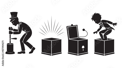 Thief Stealing Money from Safe with Drill