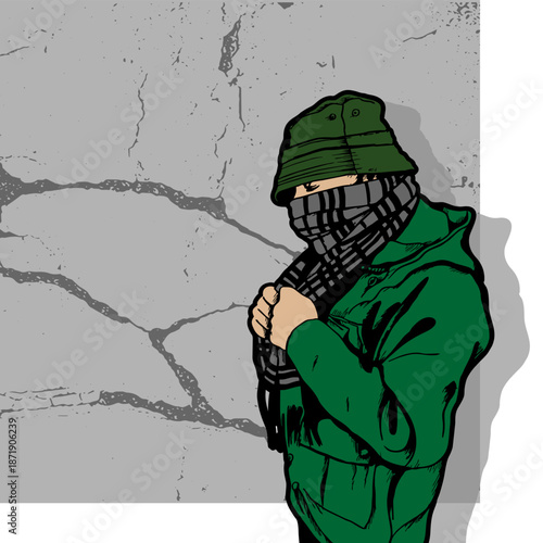 vector illustration of casual football fans vector design