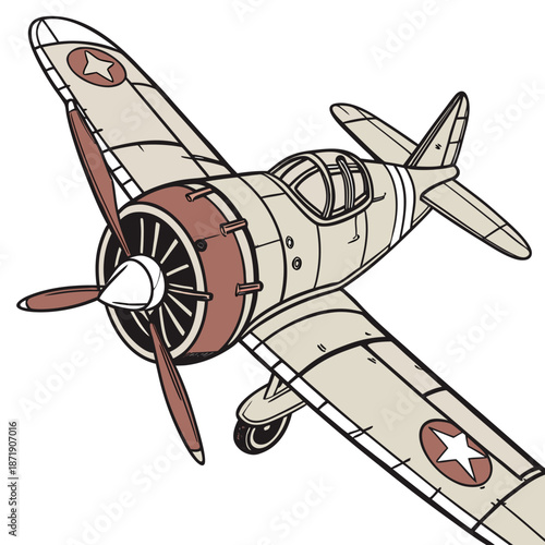 illustration of a jet airplane