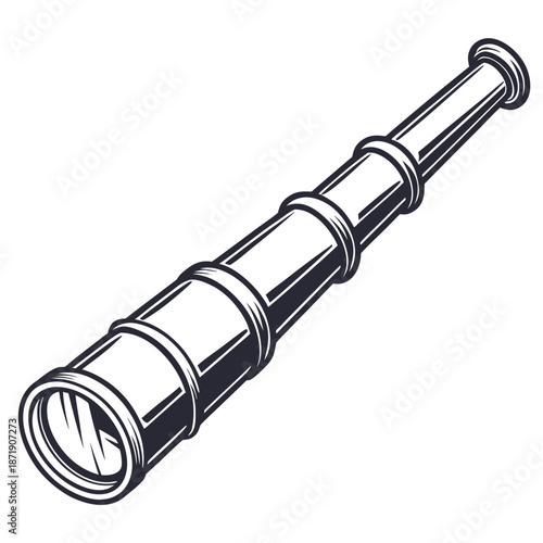 flashlight on white background