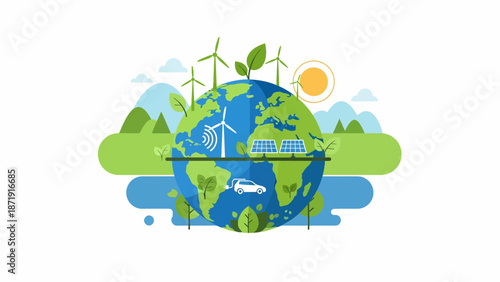 Sustainable Earth Renewable Energy and EcoFriendly Transportation.
