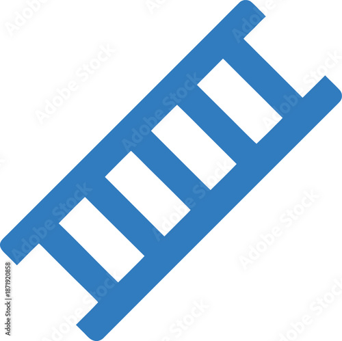 extension ladder vector illustration on transparent background