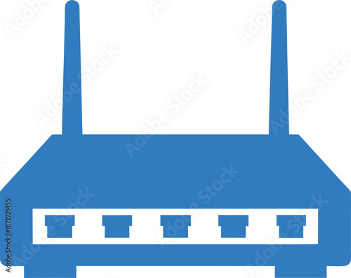 network switch vector illustration on transparent background
