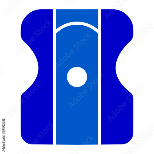Blue Pencil Sharpener Icon