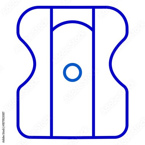 Outline Pencil Sharpener Icon