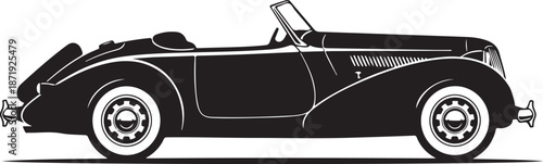 Black Minivan Silhouette Vector