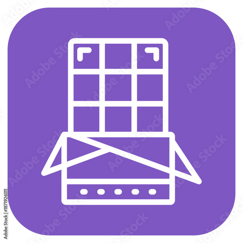 Vector Design Chocolate Bar Icon Style