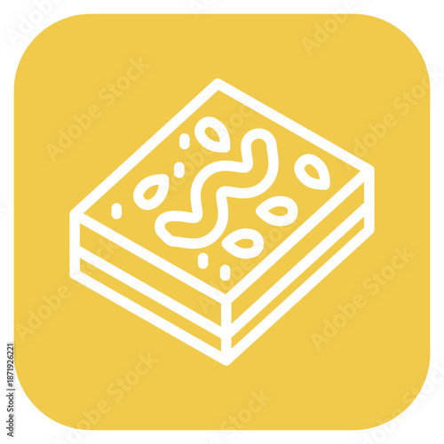 Vector Design Brownie Icon Style