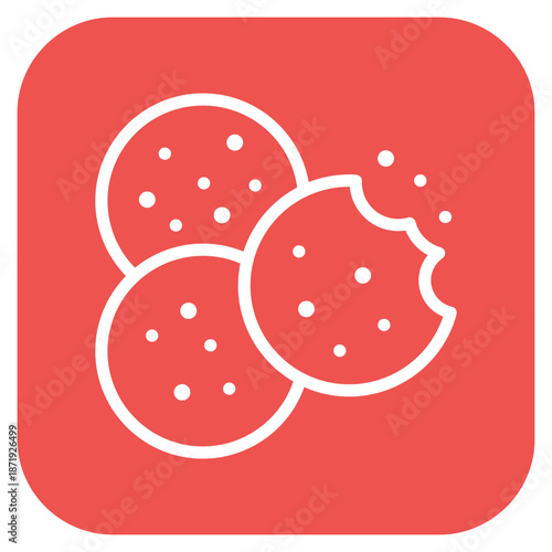 Vector Design Cookies Icon Style