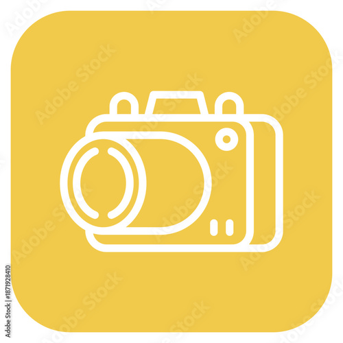 Vector Design 3d Camera Icon Style