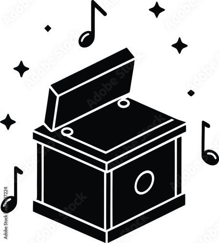 illustration of an old cash register