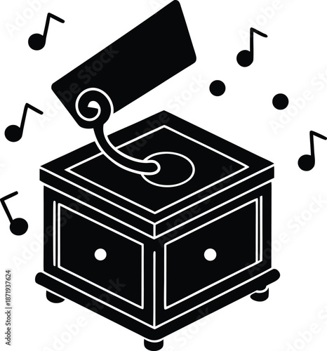 set of old fashioned objects