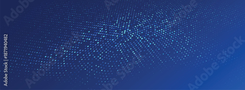 glowing blue dotted wallpaper abstract curved round dot