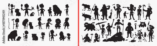 kids children illustration, family silhouette drawing, playing children artwork, happy family design, hand drawn kids clipart, childhood silhouette illustration, stock children artwork

