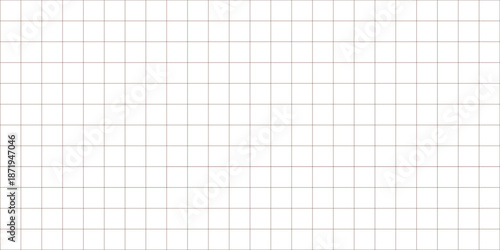 Clean Square Grid Paper Texture on White Background Blank Notebook Graph Page with Lined Pattern for Technical Drawing Architecture Design and Layout Use