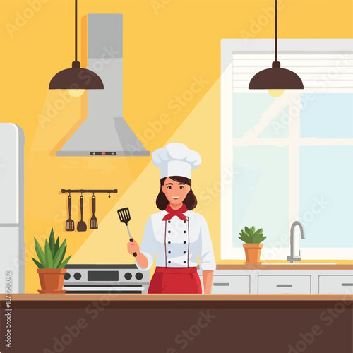 Chef in Kitchen