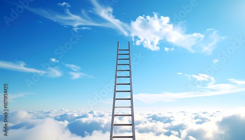 Ladder to the Sky - A Symbol of Ambition and Reaching for Dreams.