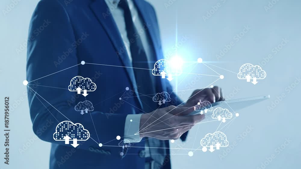 Virtual AI Cloud storage database system, data link file storage ...
