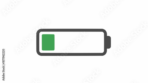 Battery icon with green indicator.