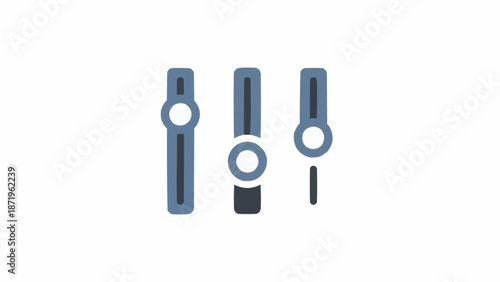 Metal industrial cylindrical fastener parts.