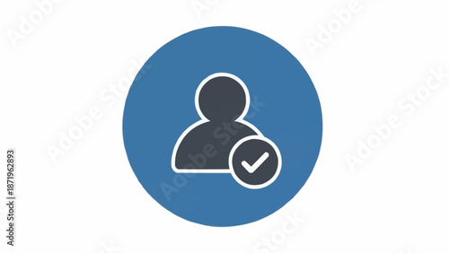 Verified profile icon with checkmark.