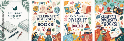 Celebrate diverse books creative poster ideas for multicultural book fairs and reading