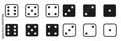 game dice set of game dice isolated on white background