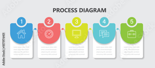 Vector Infographic design with 4 options or steps. Infographics for business concept.